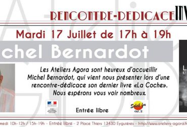 Rencontre- Dédicace Michel Bernardot 13/07 à 17h