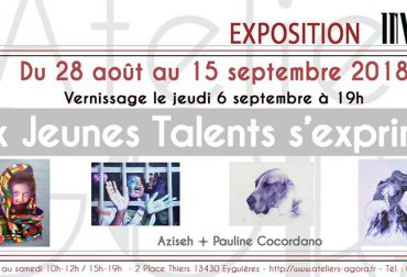 Exposition « Jeunes Talents » du 28 août au 15 septembre