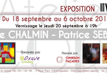 Exposition Odile Chalmin et Patrice Sebben du 18/09 au 6/10
