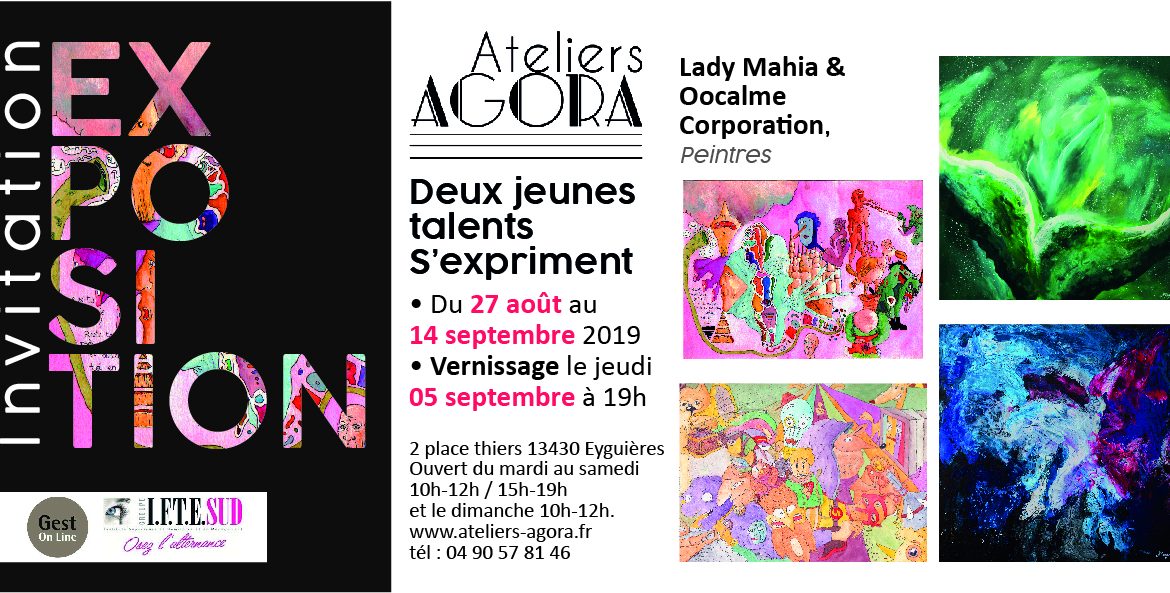 Exposition: »Deux jeunes Talents s’expriment »